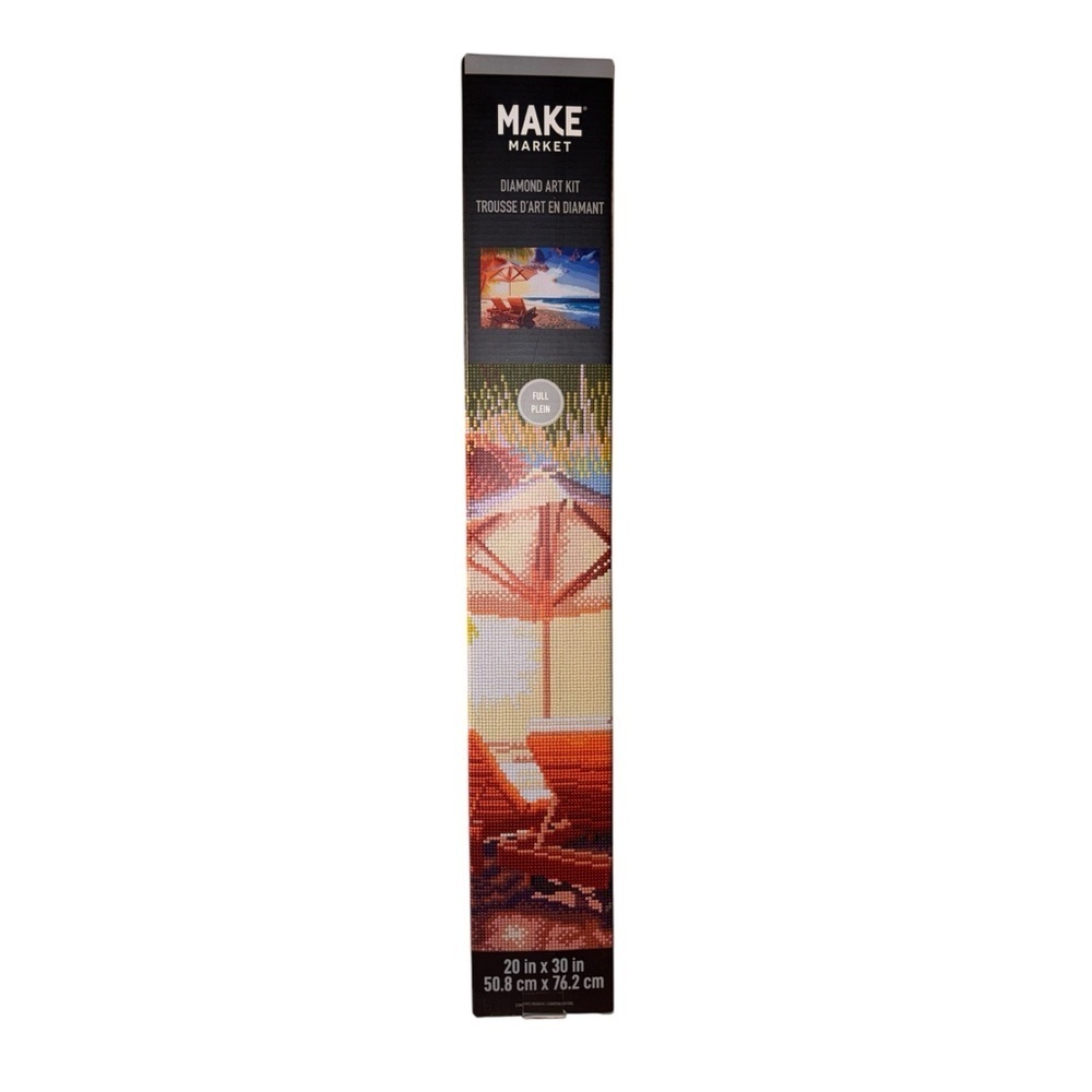Diamond Art Kit with Sunset Design